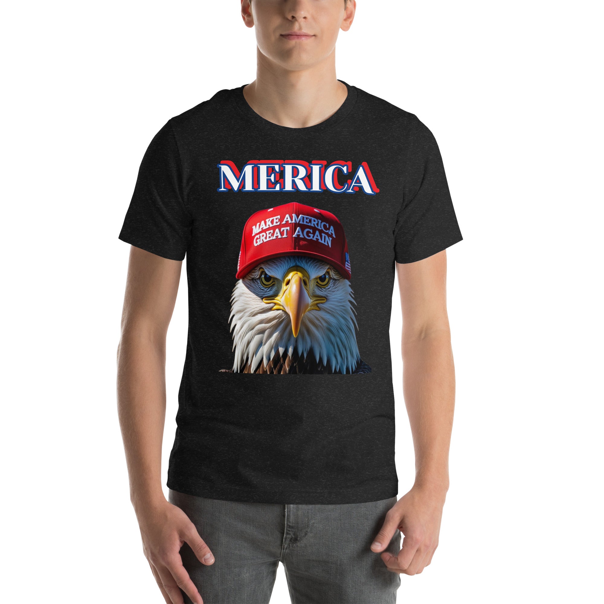 Maglietta USA 4 Luglio - Aquila Americana Independence Day - Cotone 100% Taglia M